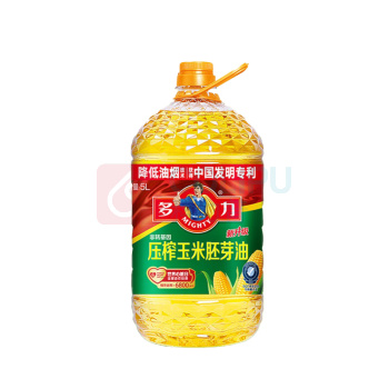 多力 MIGHTY 压榨玉米胚芽油 5L/桶 4桶/箱 (非转基因)