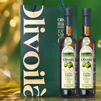 欧丽薇兰 Olivoila 特级初榨橄榄油礼盒 500ml*2