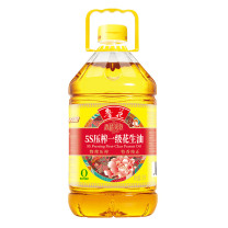 鲁花 香味家族 5S压榨一级花生油 5L