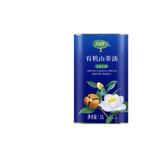 润心 有机生榨山茶油 1L 铁罐装