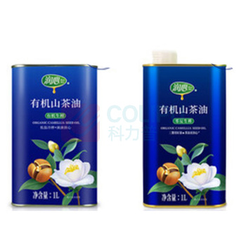 润心 有机生榨山茶油 1L 铁罐装