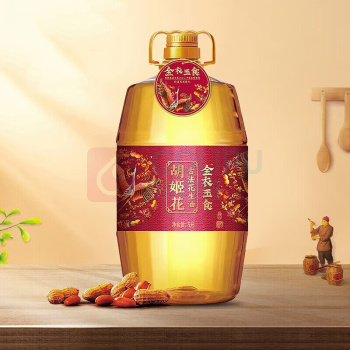 胡姬花 金衣玉食古法花生油 5L /压榨/-级/油酸