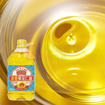 鲁花 食用油厨中香浓香葵花仁油 4L