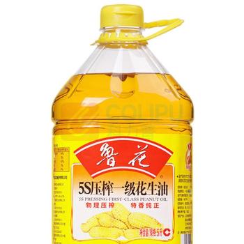 鲁花 5S压榨一级花生油 5L/桶