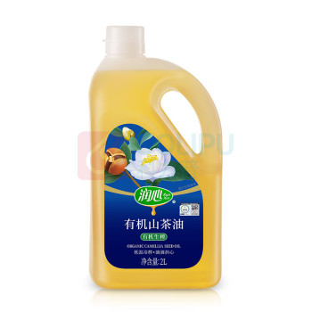 润心 低温压榨油茶籽油一级茶油纯0添加 有机生榨山茶油 2L