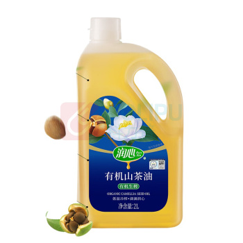 润心 低温压榨油茶籽油一级茶油纯0添加 有机生榨山茶油 2L