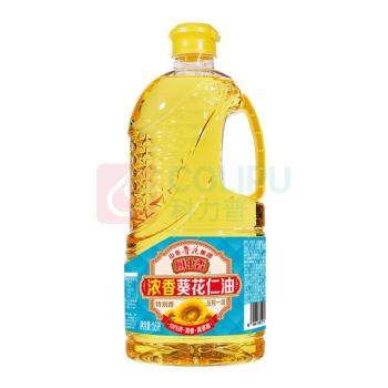 鲁花 食用油厨中香浓香葵花仁油 1.6L
