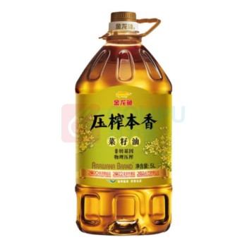 金龙鱼 本香压榨菜籽油 5L