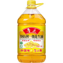 鲁花 5S 压榨一级 花生油 5L