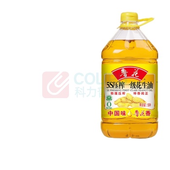 鲁花 5S 压榨一级 花生油 5L