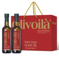 欧丽薇兰 Olivoila 特级初榨橄榄油鸿运礼盒 500ML 2瓶