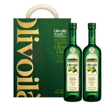 欧丽薇兰 Olivoila 特级初榨精装橄榄油 750ml*2