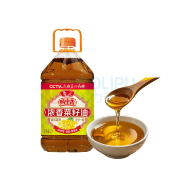 鲁花 浓香菜籽油 5L 低芥酸非转基因压榨