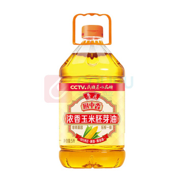 鲁花 浓香玉米胚芽油 5L 非转基因压榨