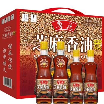 鲁花 芝麻香油礼盒装 180ml*2+260*2
