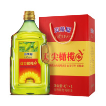 贝蒂斯 BETIS 葵花籽橄榄调和油 4L 礼盒装 含特级初榨橄榄油