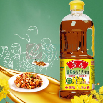 鲁花 低芥酸特香菜籽油 2L/桶 (非转基因)
