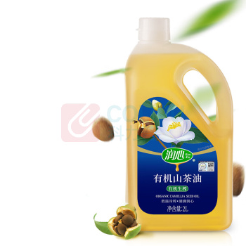 润心 有机山茶油 2L/桶