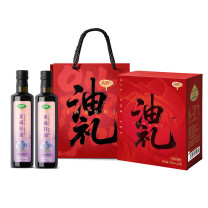 润心 亚麻籽油礼盒装 500mL*2瓶