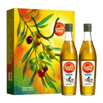 初萃 CHUCUI 萨维亚特级初榨橄榄油礼盒 500ml*2瓶