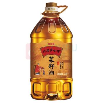 金龙鱼 外婆乡小榨菜籽油 4L/桶 (非转基因)
