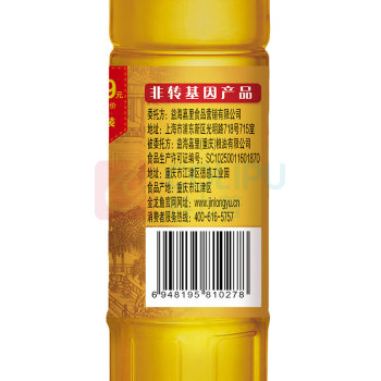 金龙鱼 外婆乡小榨菜籽油 400ml/瓶 (非转基因)