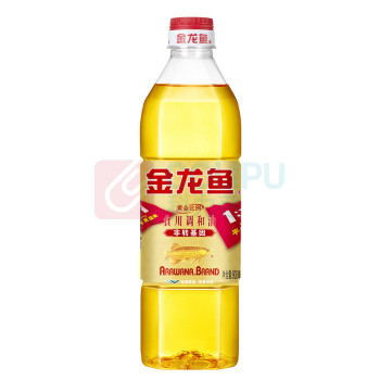 金龙鱼 黄金比例零反式脂肪食用植物调和油 900ml/瓶 15瓶/箱 (非转基因)