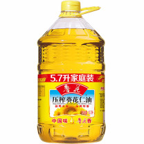 鲁花 压榨葵花仁油 5.7L/桶