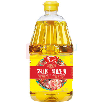 鲁花 香味家族5S压榨一级花生油 1.8L/桶