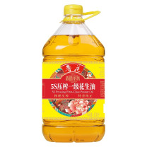 鲁花 香味家族5S压榨一级花生油 4.36L/桶