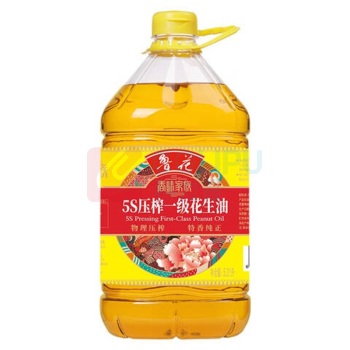 鲁花 香味家族5S压榨一级花生油 5.21L/桶
