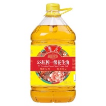 鲁花 香味家族5S压榨一级花生油 5.21L/桶