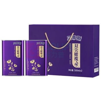 贝蒂斯 BETIS 橄榄亚麻籽油 500ml*2瓶/盒