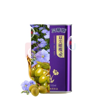贝蒂斯 BETIS 橄榄亚麻籽油 500ml*2瓶/盒