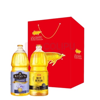 金龙鱼 稻米油+亚麻籽油 1.5L*2瓶/盒