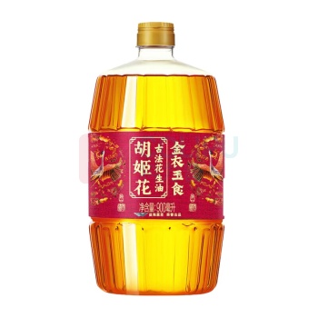 胡姬花 金衣玉食古法花生油 1.8L*2桶/盒