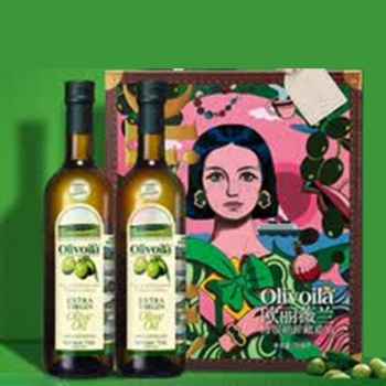 欧丽薇兰 Olivoila 特级初榨橄榄油 750ml*2