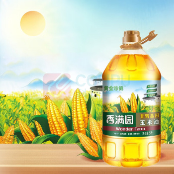 香满园 天天谷香玉米胚芽油 5L/桶 (非转基因)