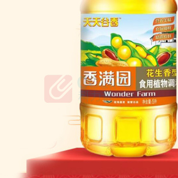 香满园 花生香型调和油 5L/桶 (转基因)