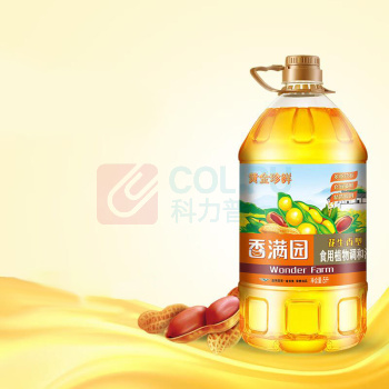 香满园 花生香型调和油 5L/桶 (转基因)