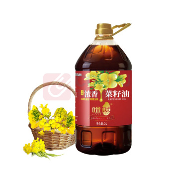 咪然 小榨浓香菜籽油 5L/桶 (非转基因)
