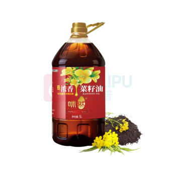 咪然 小榨浓香菜籽油 5L/桶 (非转基因)