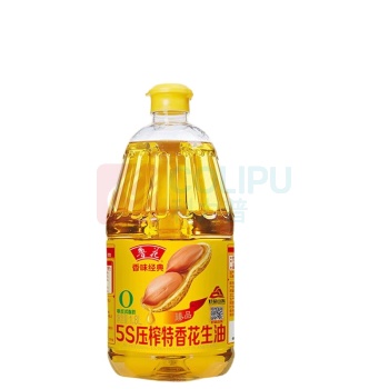鲁花 香味经典压榨一级花生油 1.8L