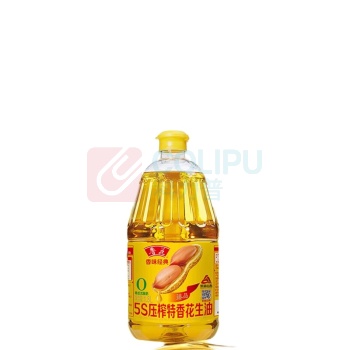 鲁花 香味经典压榨一级花生油 1.8L