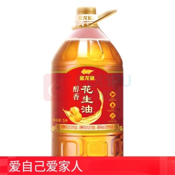 金龙鱼 醇香花生油 5L/桶