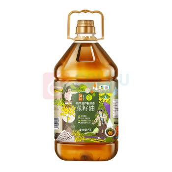 初萃 CHUCUI 低芥酸浓香菜籽油 非转基因 5L