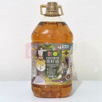 初萃 CHUCUI 低芥酸浓香菜籽油 非转基因 5L