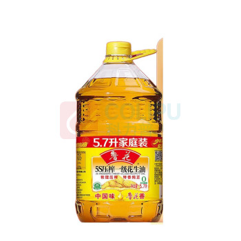 鲁花 5S物理压榨一级 花生油 5.7L