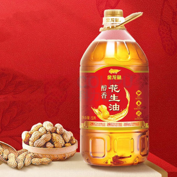 金龙鱼 食用油 醇香花生油 5L