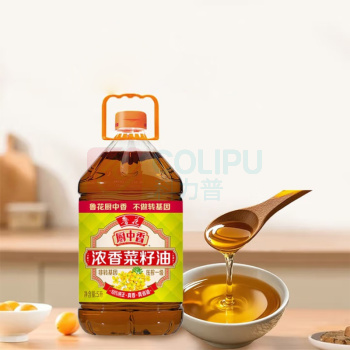 鲁花 厨中香浓香菜籽油 5L/桶 (非转基因)